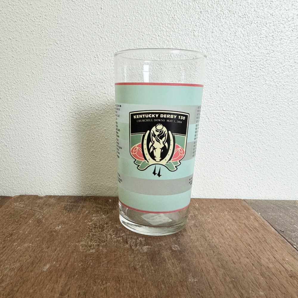 2004 Kentucky Derby Churchill Downs 130th Race Collectible Mint Julep Glass